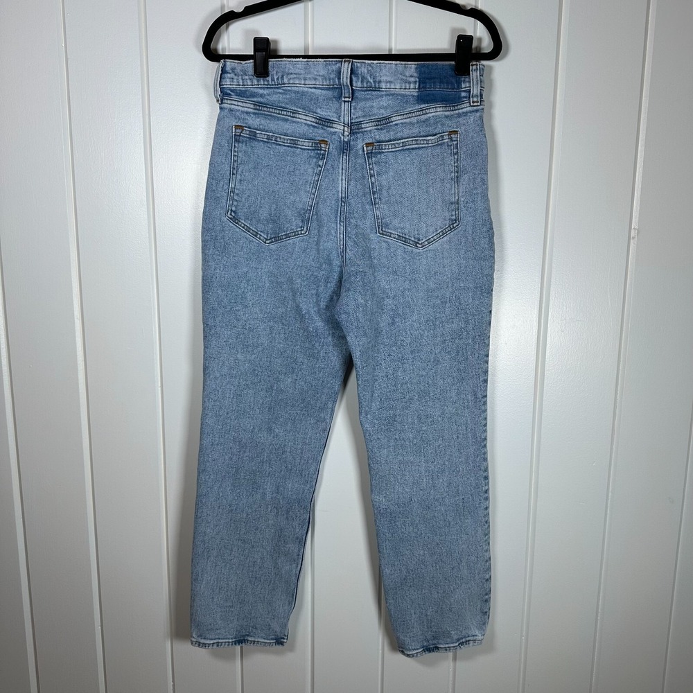 Abercrombie & Fitch Jeans Size 30 Ankle Straight The Ultra High Rise Lt. Wash - Picture 2 of 6